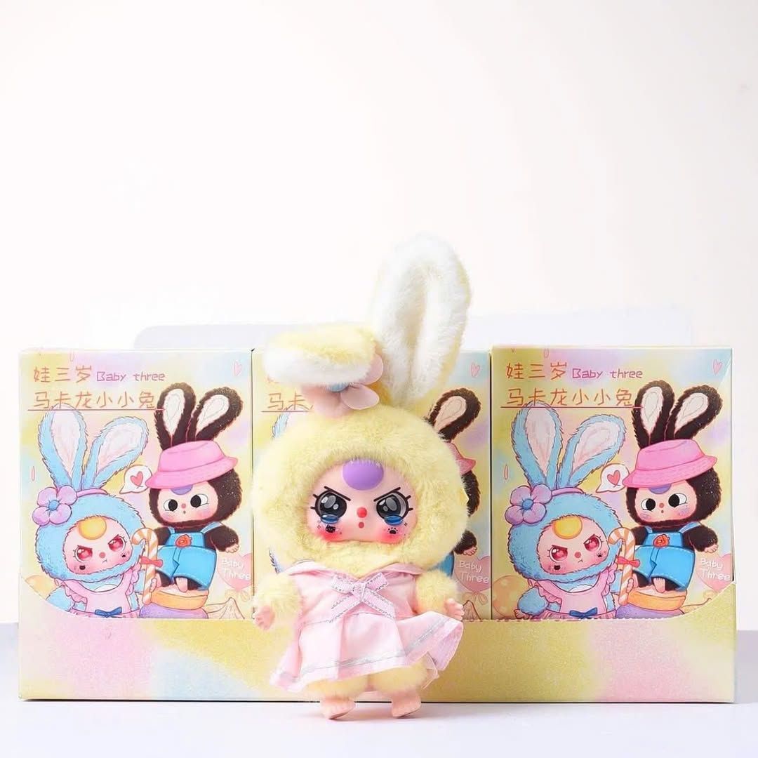Baby three Macaron Bunny V2 Blindbox