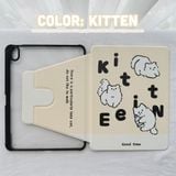  [Premium] Bao da Xoay iPad Cute Acrylic, phối màu pastel, in hoạ tiết & lưng chống ố Cover iPad Gen 7 8 9, Air 4 5, Pro 11 12.9 