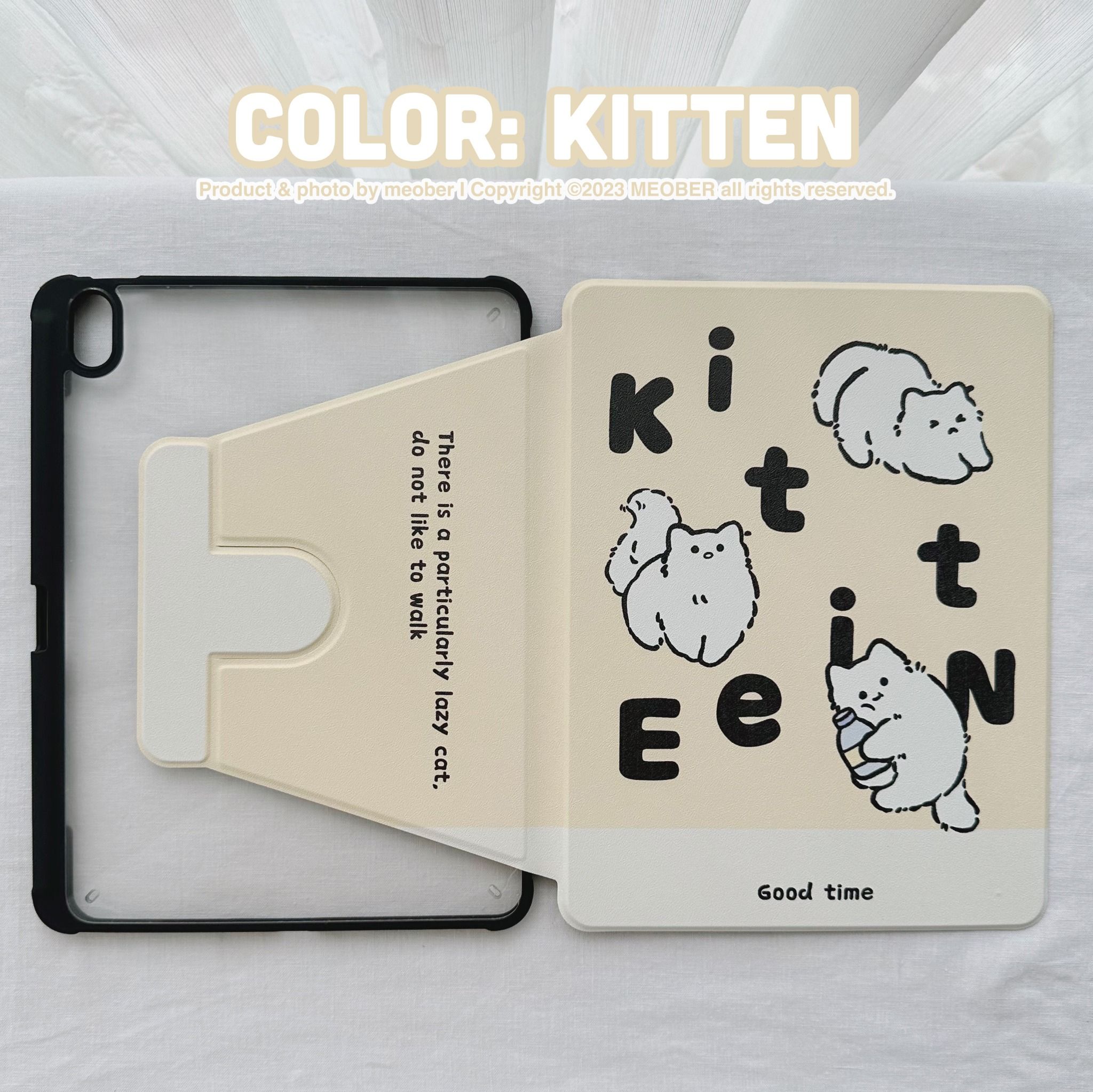  [Premium] Bao da Xoay iPad Cute Acrylic, phối màu pastel, in hoạ tiết & lưng chống ố Cover iPad Gen 7 8 9, Air 4 5 6, Pro 11 12.9 