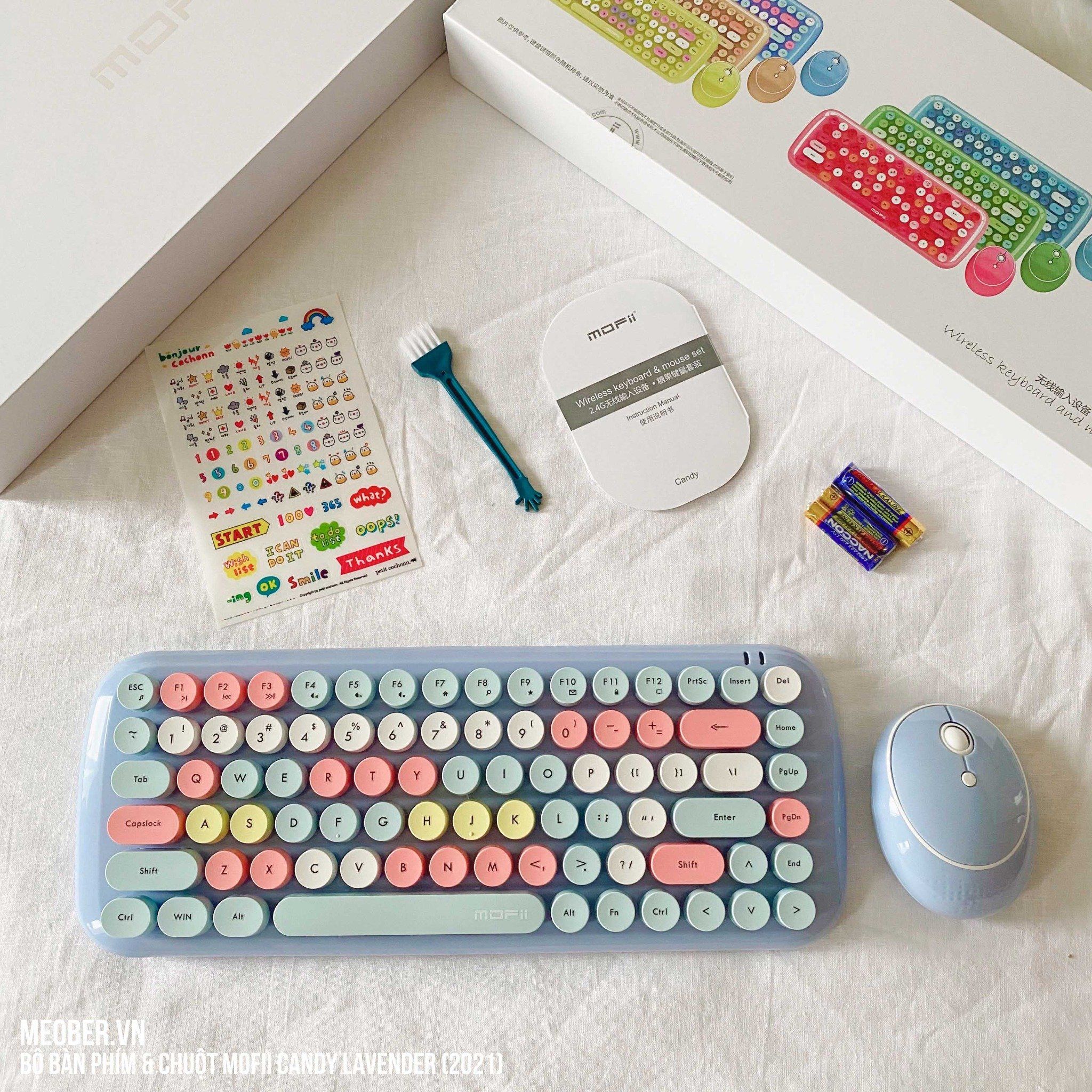  Bộ bàn phím giả cơ & chuột MOFII Candy Basic 