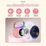  Bộ Loa Bluetooth kèm Micro không dây hát Karaoke Mini V2, loa bluetooth by MèoBer 