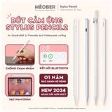 Bút cảm ứng Pencil Gen 2 - Chống chạm nhầm, vẽ nét thanh nét đậm, ghi chú dành cho iPad Pro 11, 12.9, Air 3 4, Gen 7 8, Mini 4 5 