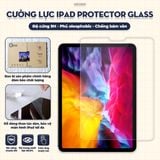  Kính cường lực iPad Protector Glass - siêu cứng 9H, phủ oleophobic chống bám vân tay siêu mượt, chống chói & méo hình cho iPad đủ loại (Air 4; 3, Pro 11; 10.5; 12.9, Gen 7 8) 