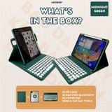  Bao da iPad Xoay kèm bàn phím - Case Keyboard 360 by Meober dành cho Gen 8/9/10 Air4/5/6 Pro11 