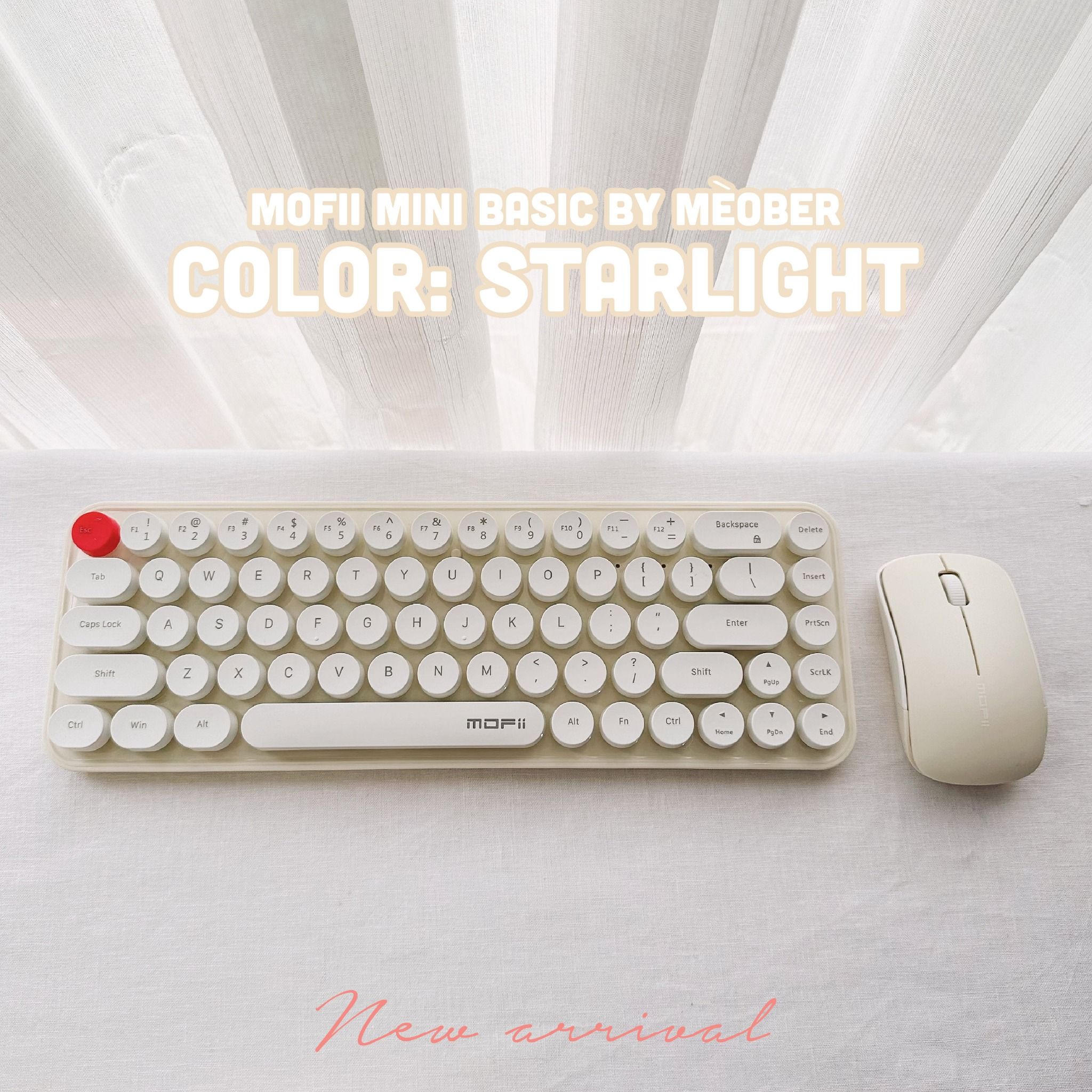  Bộ bàn phím giả cơ & chuột MOFII Candy Basic 