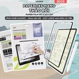  [Made in Japan] Dán màn hình iPad Paperlike Nano - Nhám mịn mới, hỗ trợ tháo rời nano, tăng cường hiển thị by MèoBer 