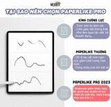  [Made in Japan] Dán màn hình iPad Paperlike Pro 2023 - Viết vẽ chuyên nghiệp như trên giấy, chống chói, vân tay dành cho iPad 