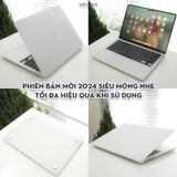  [Matte MacCover] Ốp bảo vệ siêu mỏng nhám mờ dành cho laptop Macbook Air Pro 13 14 15 16 M1 M2 M3 by MèoBer 