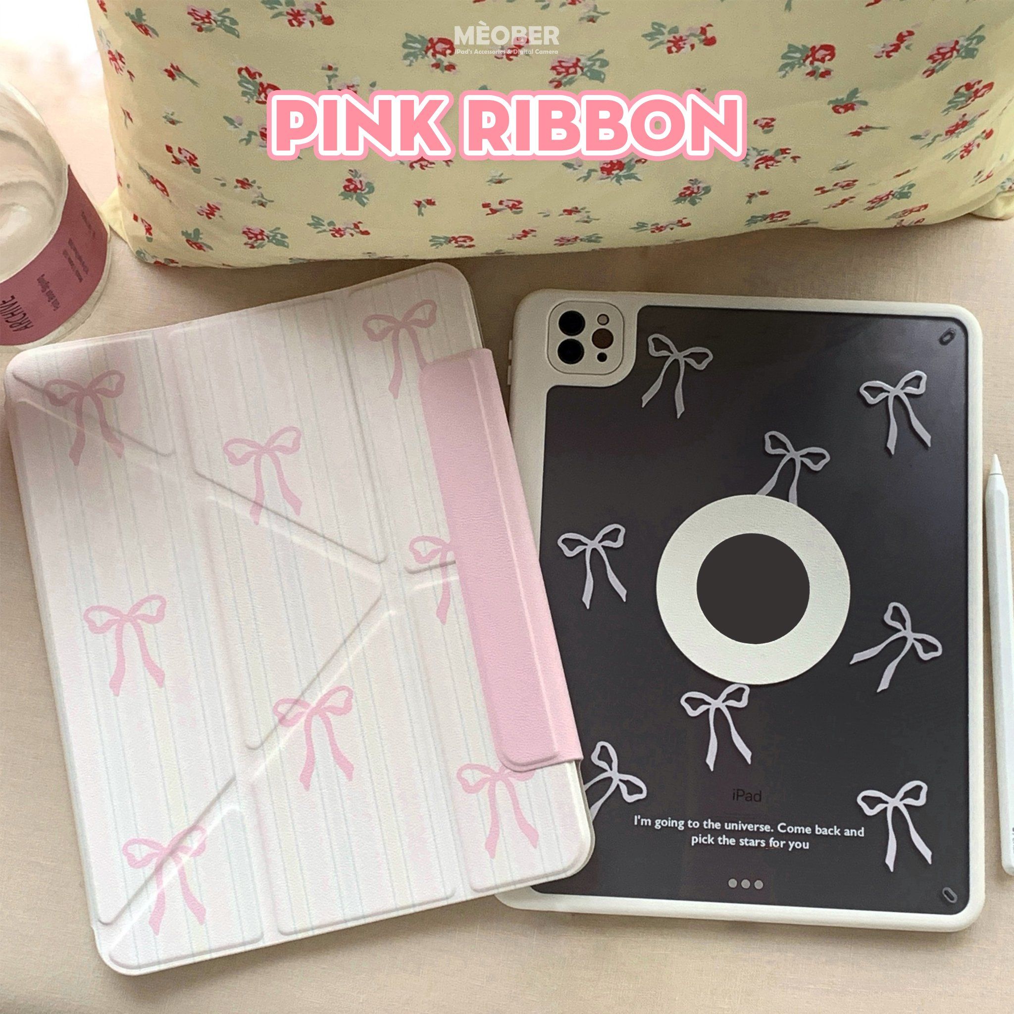  [New 2025] Bao da Cute Nam Châm Xoay x Origami dành cho iPad - Hỗ trợ tháo rời linh hoạt, siêu bảo vệ by MèoBer 