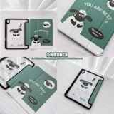  [Premium] Bao da cover iPad Cute Acrylic, phối màu pastel, in 3D hoạ tiết nổi & chống ố Cover iPad Gen 7 8 9, Air 4 5 6, Pro 11 12.9 