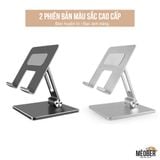  Giá Đỡ iPad, Điện Thoại, Máy Tính Bảng Gấp Gọn - Có đệm silicon chống trượt chống xước, hợp kim nhôm cao cấp 