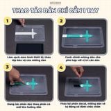  Kính cường lực có khung Tự Dán Premium Glass - Siêu cứng 9H, phủ sapphire chống bám vân tay siêu mượt dành cho iPad by MèoBer 