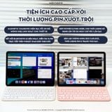  [Premium] Bao Da Kèm Bàn Phím Wireless Folio Keyboard cho iPad Air4/5/6/7, Gen 10&11,Pro 11  M1 M2 by MèoBer 