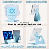  Bao da Nam Châm Xoay ProStand 360 dành cho i pad Gen 8/9/10/11, Air4/5, Pro 11,mini6&7 - Tháo rời, Nâng Cao Máy by MèoBer 
