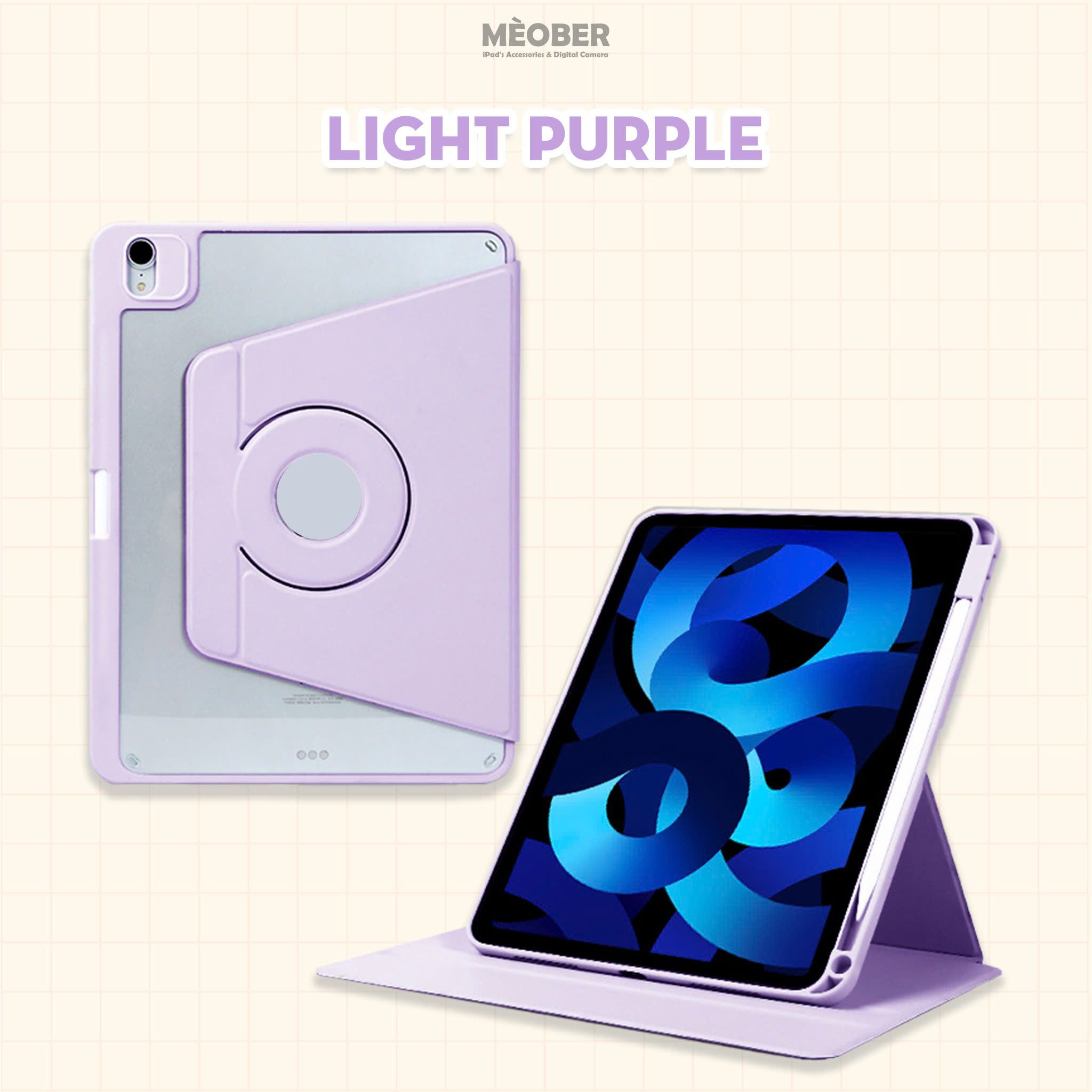  [2024] Bao da iPad ốp xoay Dọc 360 V2, tháo rời nam châm cho iPad Pro 11, Air 5 6 Gen 8 9 10 by MèoBer 