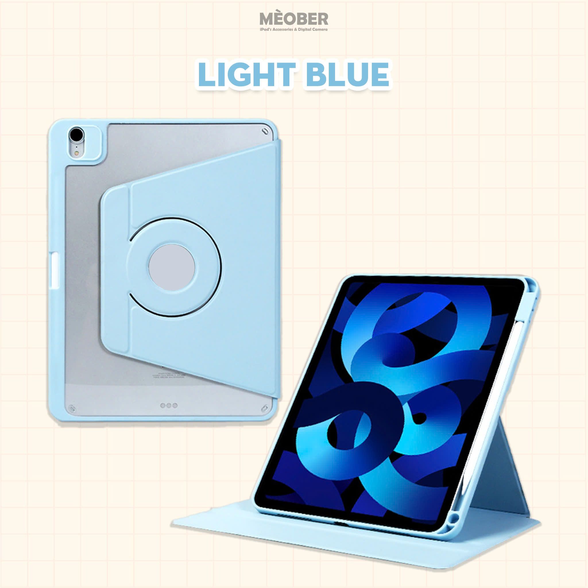  [2024] Bao da iPad ốp xoay Dọc 360 V2, tháo rời nam châm cho iPad Pro 11, Air 5 6 Gen 8 9 10 by MèoBer 