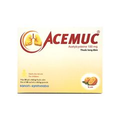 Thuốc Điều Trị Long Đờm Acemuc 100mg (gói)