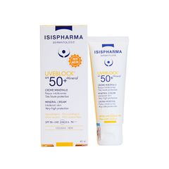 UVEBLOCK SPF 50+ MINERAL CREAM 40ML (MÀU TRẮNG)