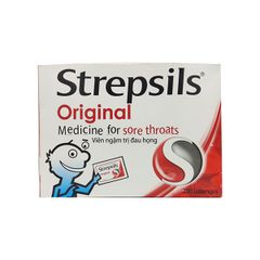 Strepsils Original đỏ (gói)