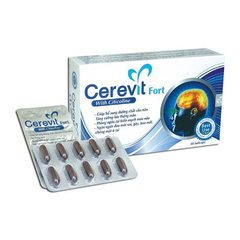 Thực Phẩm Chức Năng Hỗ Trợ Não Cerevit Fort (Hộp 30 Viên)