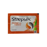 Strepsils Orange Viên Ngậm Giảm Đau Họng (Hộp 24 Viên)