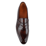  Giày da bò dáng loafer màu nâu đậm Giày da bò dáng loafer màu nâu đậm Giày da bò dáng loafer màu nâu đậm 