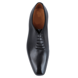  Giày da bò màu đen dáng oxford 