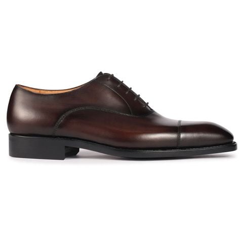  Giày oxford màu nâu da bò cao cấp 