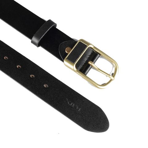  Thắt lưng da bò màu đen 