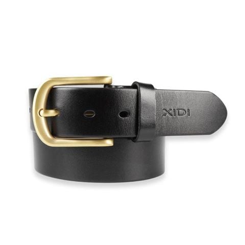  Thắt lưng nam da bò màu đen khóa xỏ kim 