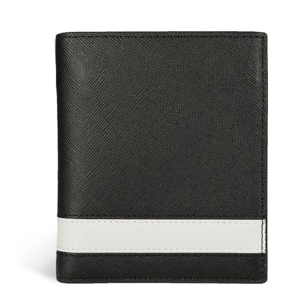  Ví nam dáng đứng Cosmos da bò thật Saffiano cao cấp khắc theo yêu cầu 