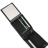  Bóp nam màu đen da bò 13 ngăn 