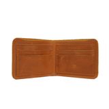  Ví ngang nam da bò màu nâu vàng 