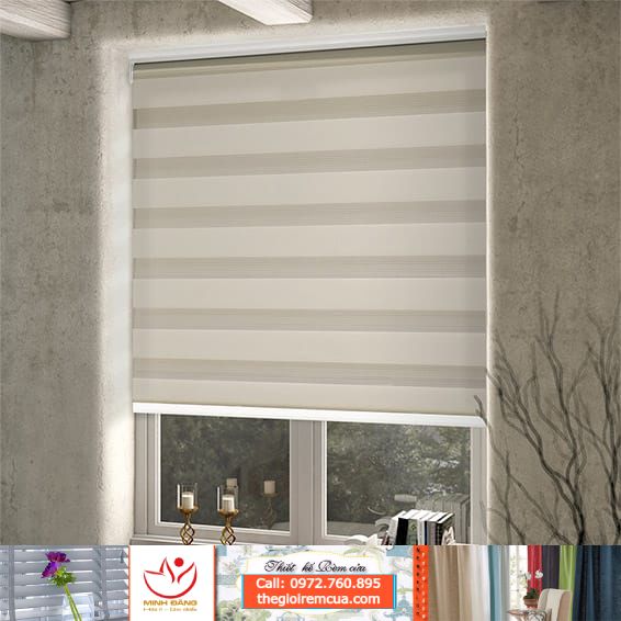 Rèm cầu vồng Hàn Quốc Fineplus (HC Blinds) - Mã Dalin A209