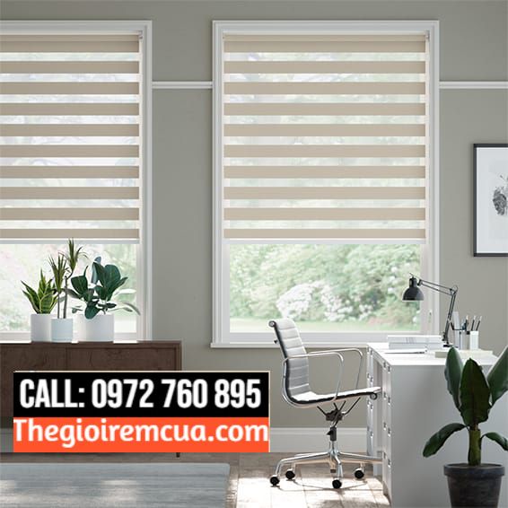 Rèm cầu vồng giá rẻ Hàn Quốc Fineplus (HC Blinds) - Mã Gauze YLY304-1