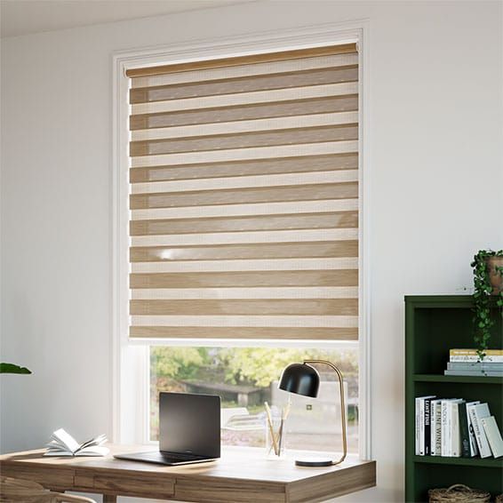 Rèm cầu vồng giá rẻ Hàn Quốc Fineplus (HC Blinds) - Mã Plail PA