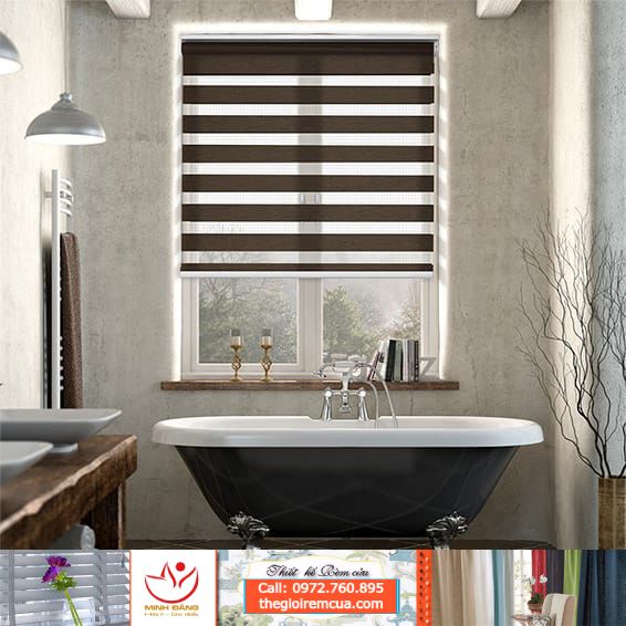 Rèm cầu vồng Hàn Quốc Fineplus (HC Blinds) - Mã Valentino A181