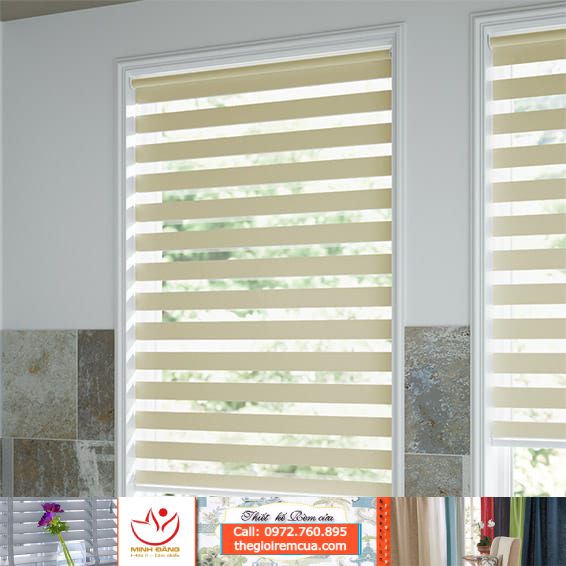 Rèm cầu vồng Hàn Quốc Fineplus (HC Blinds) - Mã FETRA A177