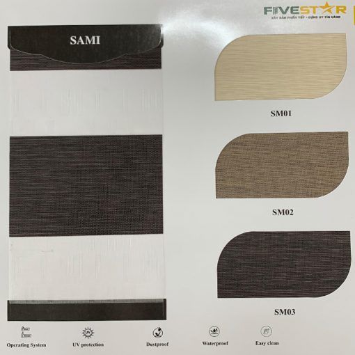 Rèm cầu vồng hãng FIVESTAR – Mã SAMI - MIDA