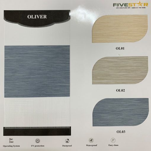 Rèm cầu vồng siêu đẹp hãng FIVESTAR – Mã OLIVER – BIG SALE 30%