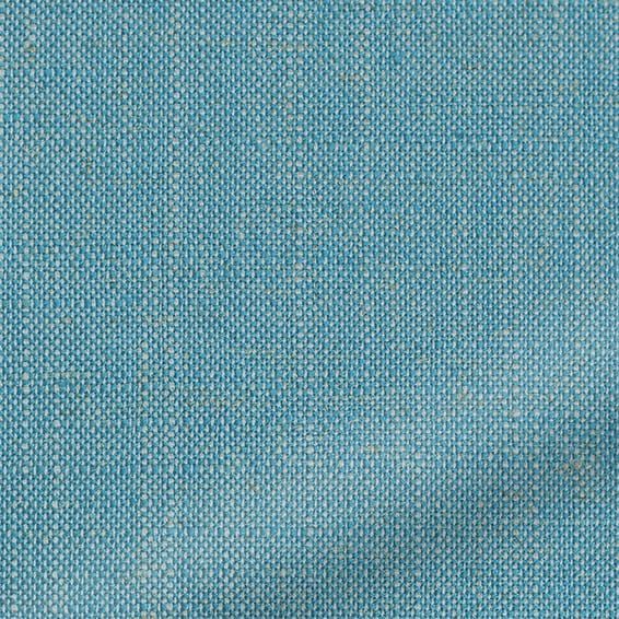 Rèm roman vải lanh màu xanh RM - 226