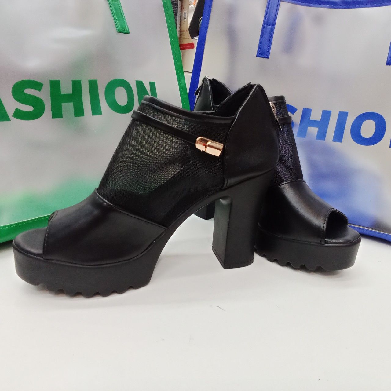 giày lưới cao gót – Authentic Store