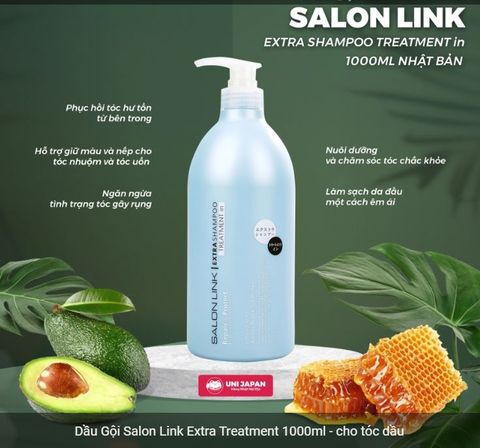 Dầu Gội Salon Link Extra Treatment Dành Cho Tóc Hư Tổn, Khô Xơ