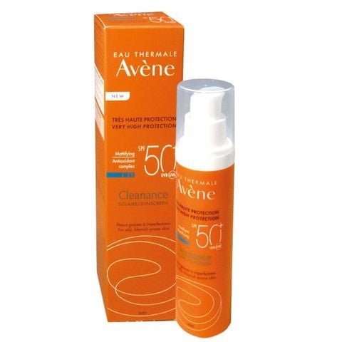 Kem Chống Nắng Avène Dành Cho Da Nhờn, Mụn SPF50+ Cleanance Solaire Sunscreen 50ml