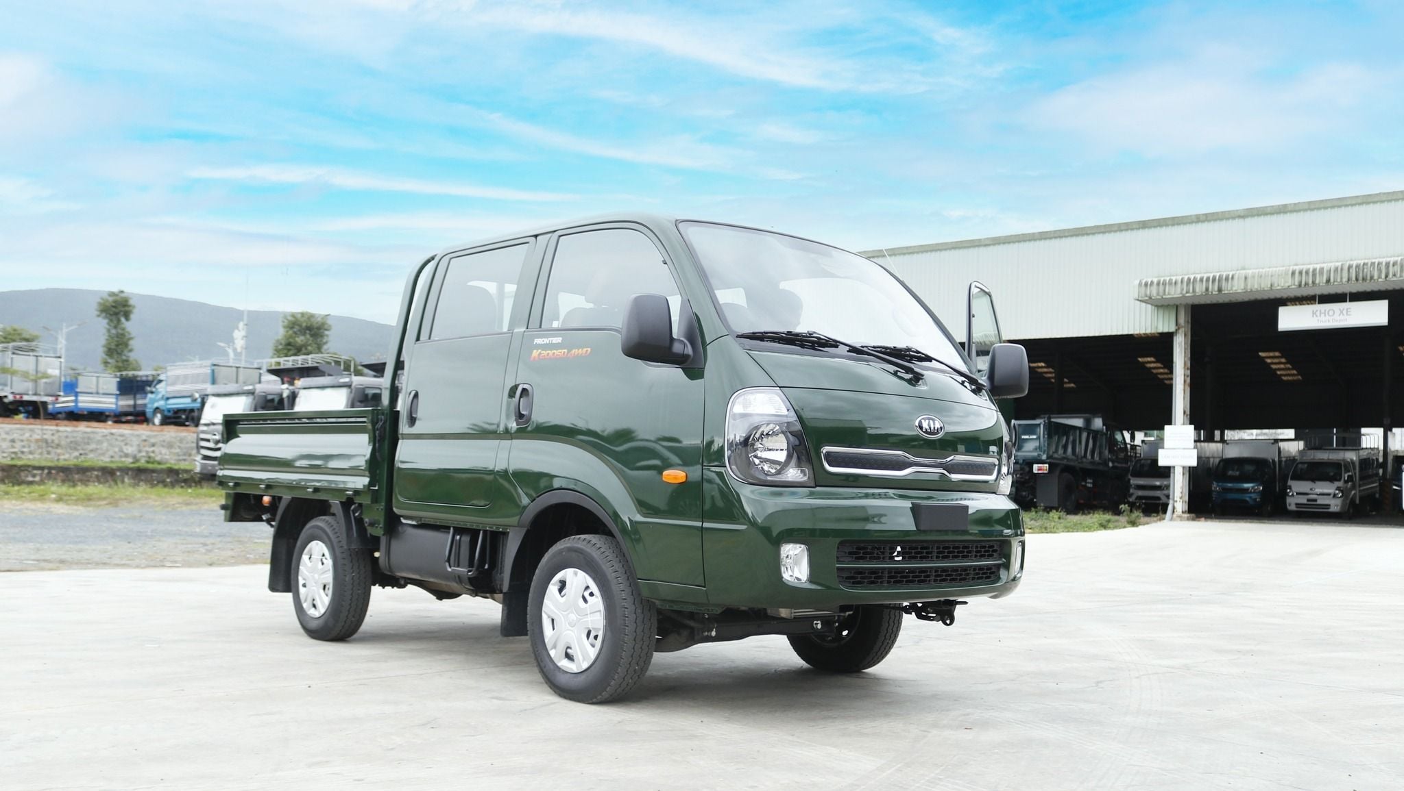  XE TẢI KIA K200SD CABIN KÉP 6 CHỖ NGỒI 