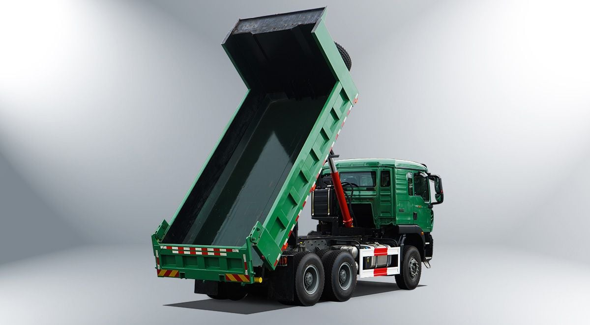  XE BEN HOWO TX D600 – 3 CHÂN THÙNG VUÔNG 9 TẤN 