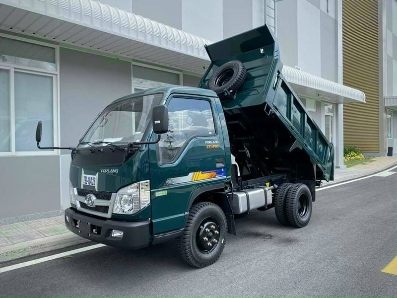  XE BEN 1 CẦU 2.4 TẤN 2 KHỐI THACO FORLAND FD490 
