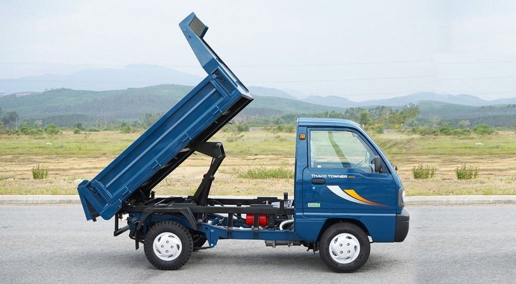  XE TẢI BEN THACO TOWNER 800A EURO 5 | TẢI TRỌNG 750 KG | THÙNG BEN 