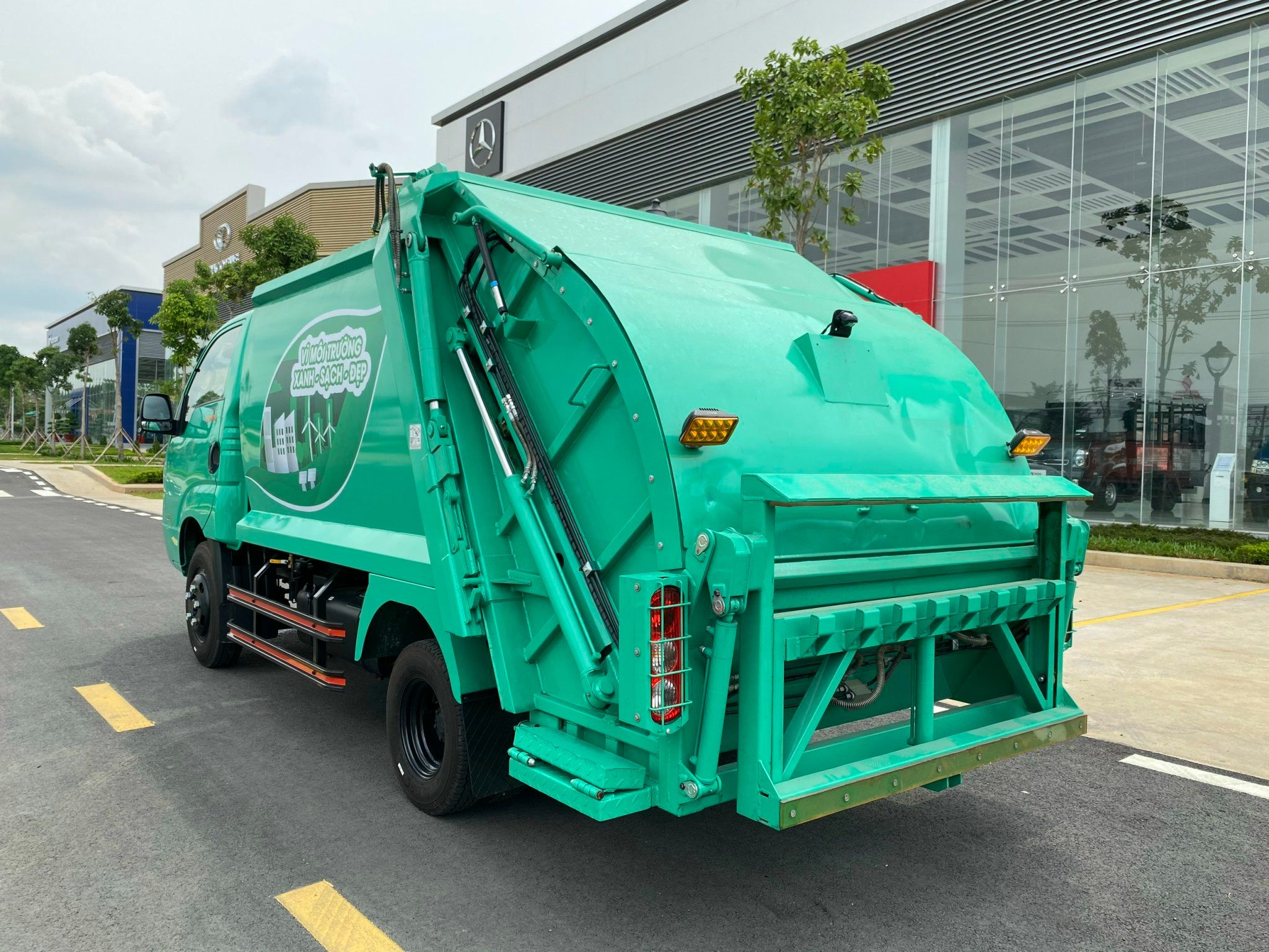  XE CHỞ RÁC - KIA FRONTIER K250B 