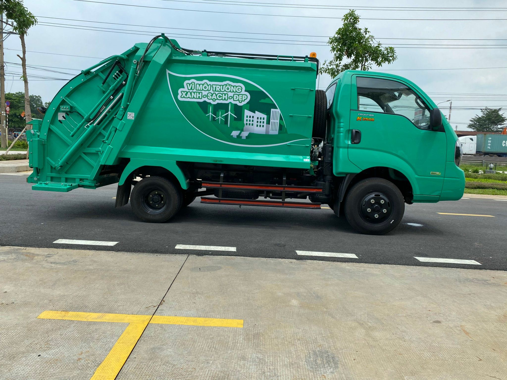  XE CHỞ RÁC - KIA FRONTIER K250B 
